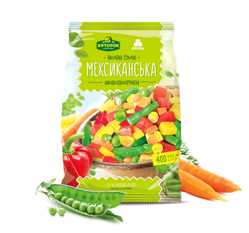 «"THE MEXICAN" VEGETABLE MIX» Frozen & chilled products